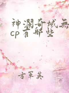 神澜奇域无双珠cp有哪些