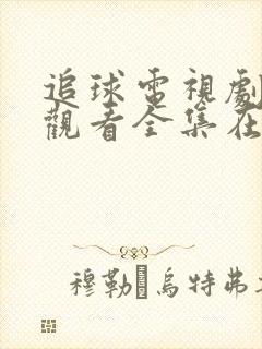 追球电视剧免费观看全集在线观看