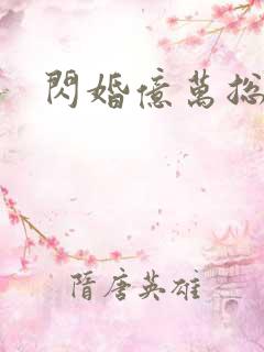 闪婚亿万总裁后