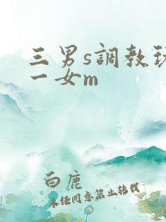 三男s调教玩弄一女m