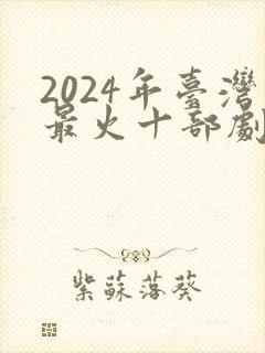 2024年台湾最火十部剧