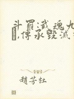 斗罗:武魂九幽�,传承毁灭神位