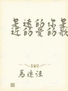 是远的你是我最近的爱的歌词