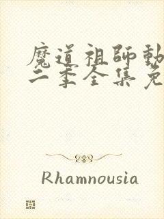 魔道祖师动漫第二季全集免费观看完整版