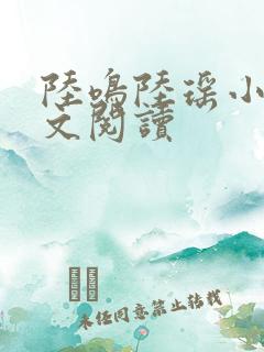 陆鸣陆瑶小说全文阅读