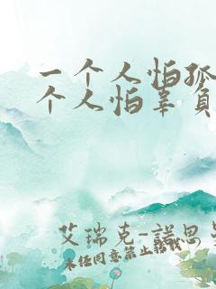 一个人怕孤独两个人怕辜负是什么歌