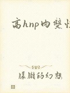 高hnp肉双性