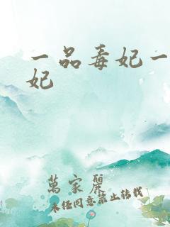 一品毒妃一品毒妃