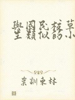 与国民校草是女生类似的小说