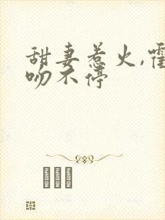 甜妻惹火,霍少吻不停