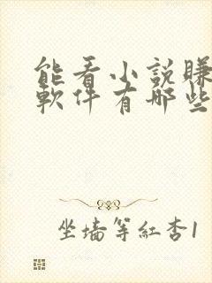 能看小说赚钱的软件有哪些