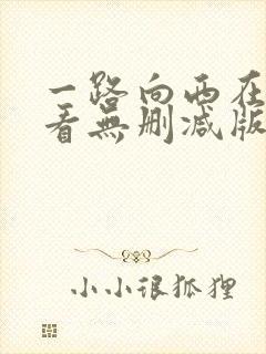 一路向西在线观看无删减版