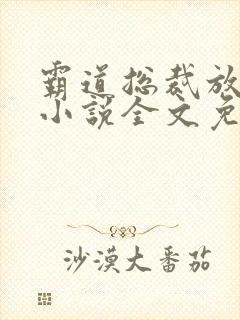 霸道总裁放肆爱小说全文免费阅读