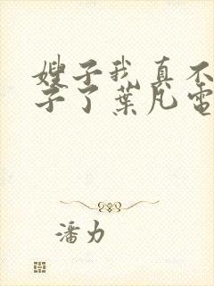 嫂子我真不是傻子了叶凡电子书全集