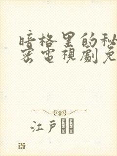 暗格里的秘密秘密电视剧免费播放