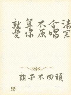 就算不合法依然爱你原唱完整版