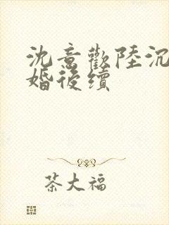 沈意欢陆沉舟离婚后续