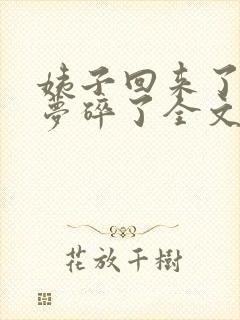 姨子回来了新婚梦碎了全文免费阅读