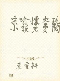 宋喻怀岑疏宁的小说免费阅读