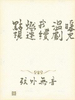 点燃我温暖你电视连续剧免费观看