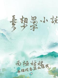 长相思小说原著多少字