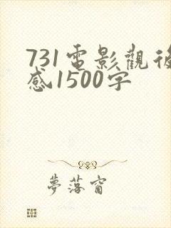 731电影观后感1500字