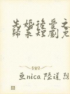 先婚后爱之亡夫归来短剧免费完整版