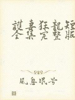 护妻狂龙短剧版全集完整版在线观看