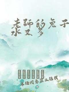 老师的兔子又软水又多