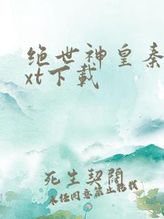 绝世神皇秦轩txt下载