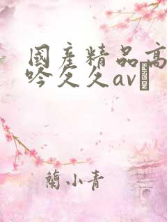 国产精品高潮呻吟久久av