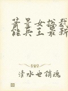 萧晨女总裁的全能兵王最新更新 小说