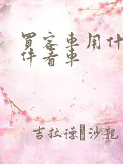 买客车用什么软件看车