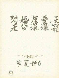 闪婚厚爱,天价老公深深宠