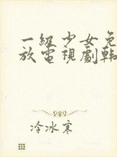 一级少女免费播放电视剧韩剧免费