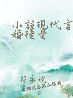 小说现代言情先婚后爱