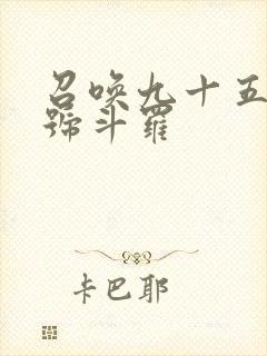 召唤九十五级封号斗罗