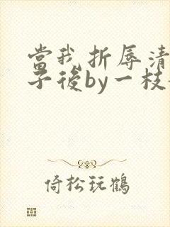 当我折辱清冷公子后by一枝嫩柳txt笔趣
