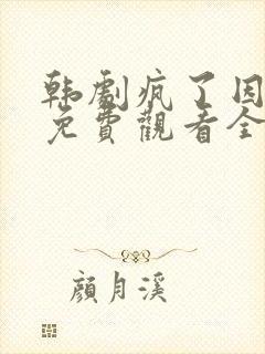 韩剧疯了因为你免费观看全集