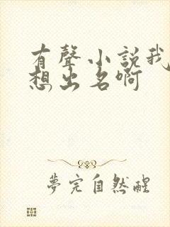 有声小说我真没想出名啊