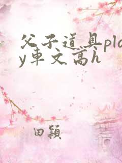 父子道具play车文高h