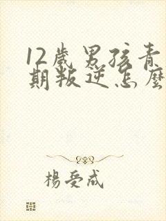 12岁男孩青春期叛逆怎么办