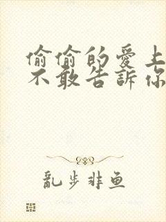 偷偷的爱上你却不敢告诉你什么歌