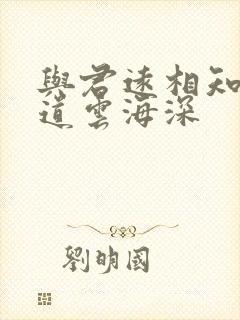 与君远相知,不道云海深