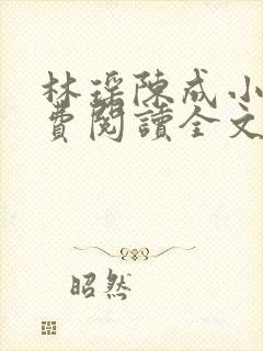 林瑶陈成小说免费阅读全文无弹窗