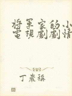 将军家的小娘子电视剧剧情介绍