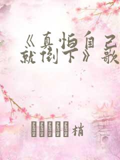 《真怕自己哪天就倒下》歌词