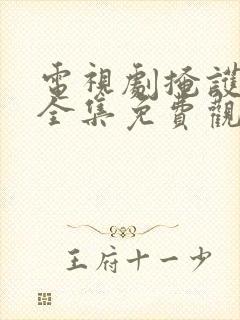 电视剧掩护在线全集免费观看