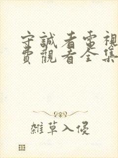 守诚者电视剧免费观看全集完整版