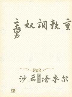 主奴调教重口男男